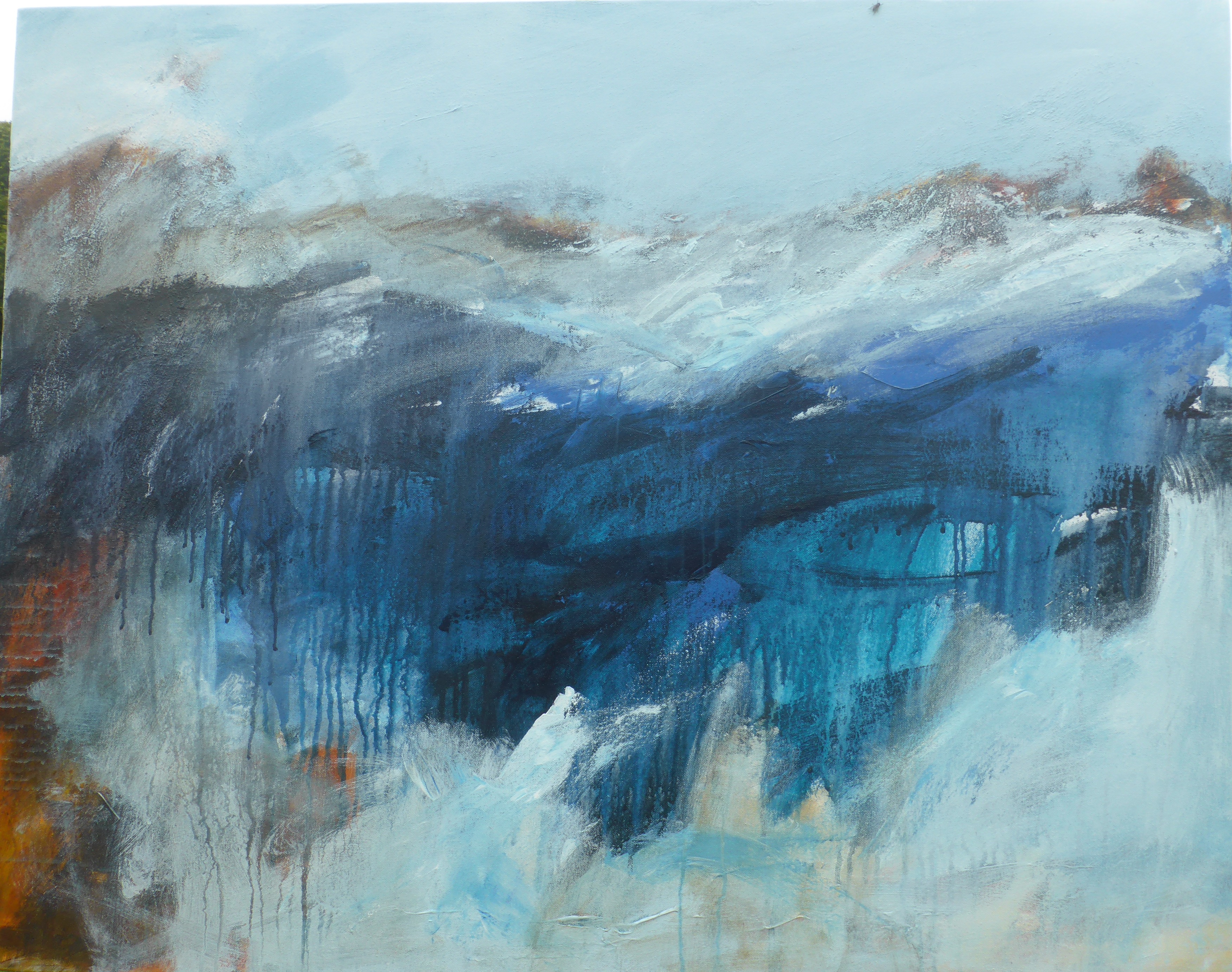 Wild, Wild Atlantic Sea, Mixed Media, 80 x 100cm