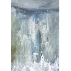 Waterfall ii, Mixed Media on Paper, 72 x 52cm